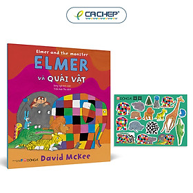 Elmer và quái vật (Song ngữ Anh-Việt) - Tặng 1 sticker đồng bộ