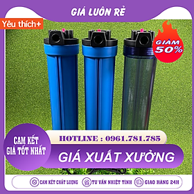 Mua Bộ Cốc Lọc 20  (1 Trong - 2 Xanh) - Lọc Thô 20 Inch Lọc Cặn Bẩn Tạp Chất Nấu Ăn Tắm Giặt An Toàn Chi Phí Hợp Lý