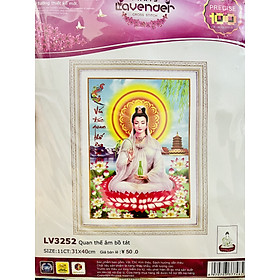 Mua Tranh thêu chữ thập Quan thế âm bồ tát LV3252