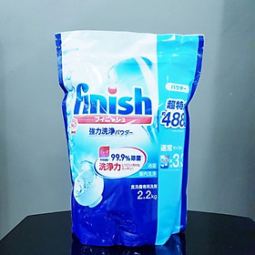 Bột rửa bát Finish 2.2kg hàng Nhật nội địa- Dùng cho máy rửa bát