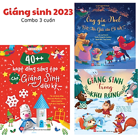 Sách - Combo 3 tập Giáng sinh 2023 cho bé 3-9 tuổi Đinh Tị Books