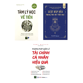 Combo 3 Cuốn Sách Tâm Lí Học Và Kỹ Năng Quản Lý Hay-Tâm Lý Học Về Tiền+ Luật Hấp Dẫn Trong Thu Hút Tiền Bạc+Phương Pháp Quản Lý Tài Chính Cá Nhân Hiệu Quả