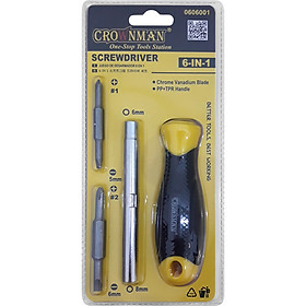 Mua Bộ tuốc nơ vít 6 in 1 Crownman 0606001 - Hàng Chính Hãng
