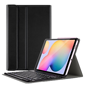 Bao da kèm bàn phím Bluetooth Samsung Tab S6 Lite P610 Smart Keyboard - Đen