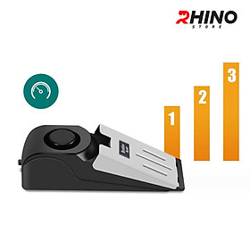 Mua (Sẵn Pin) Chuông chặn cửa  kẹp cửa chống trộm Rhino C02 120DB cảnh báo lớn hàng chính hãng