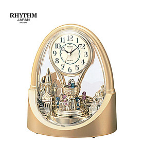 Đồng hồ Rhythm 4RH737WD18 Kt 21.4 x 24.1 x 12.2cm, 1.3kg Vỏ nhựa. Dùng Pin.