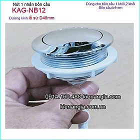 Mua Nút nhấn xả bồn cầu lỗ khoét sứ KAG-NB12-D48mm  nút nhấn cầu xả 1 nhấn