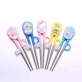 Mua Đôi Đũa Tập Ăn Bằng Thép Không Gỉ Cho Bé - Có Xỏ Ngón