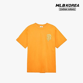 MLB - Áo thun unisex cổ tròn tay ngắn phối logo trẻ trung 3ATSL0233