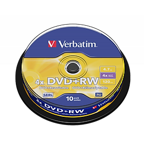 Mua Đĩa Verbatim DVD+R 4.7 16X 10pk Spindle (43498)- Hàng Chính Hãng