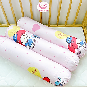 Gối ôm cho bé Katina House, vải Tencel ruột gòn lông vũ nhân tạo mềm mịn mát, siêu êm