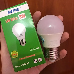 Bóng đèn LED Bulb MPE LBD E27 - Tiết kiệm điện, Tiêu chuẩn Châu Âu, Thương hiệu Việt Nam - Hàng Chính Hãng
