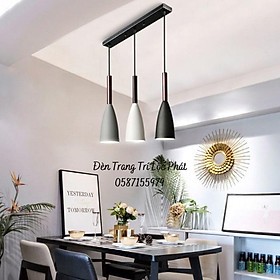 Đèn thả, đèn thả trần 3 ly Lộc Phát trang trí phòng khách, phòng ngủ, bàn ăn, ban công hiện đại
