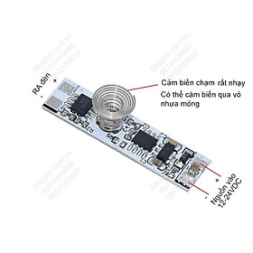 MODULE MẠCH CÔNG TẮC CẢM ỨNG CHẠM TAY 9-24V, 3A-30W