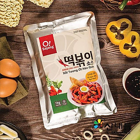 1kg sốt xào bánh gạo cay tokbokki Sannadle (vị mặn nhẹ, ngọt thanh)