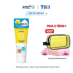 Sữa rửa mặt dưỡng trắng Melano CC Deep Clear Enzyme Face Wash 130g