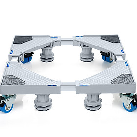 Kệ chân máy giặt tủ lạnh cao cấp di động phổ quát 44x75cm tải trọng lên tới 500kg - Hàng nhập khẩu 