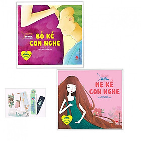 Combo Bố Kể Con Nghe + Mẹ Kể Con Nghe-Tặng Bookmark AHA