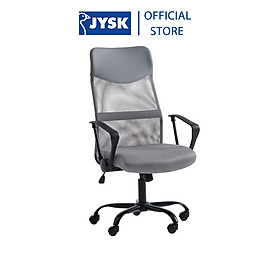 Mua Ghế làm việc | JYSK Billum | polyester mesh/da pu | đen | R63xS61xC109/119cm