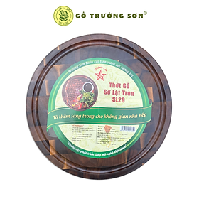 Mua Thớt Gỗ Tràm Sớ Lật Sang Trọng Hình Tròn SL29  - Thương hiệu Trường Sơn