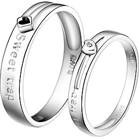 Nhẫn Đôi Bạc Hiểu Minh NC295