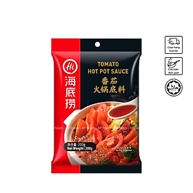 Cốt lẩu Haidilao - Lẩu cà chua 200g Tomato Hot Pot Sauce Haidilao 200g