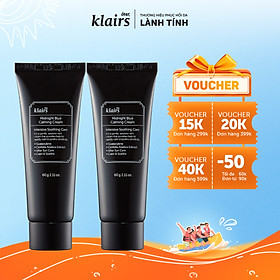 Combo 2 Kem dưỡng da Dear, Klairs Midnight Blue Calming Cream 60ml