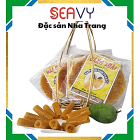 Đặc Sản Nha Trang- Bánh Xoài Dẻo Vàng Thơm Dẻo Seavy 1kg Gồm 5 Gói
