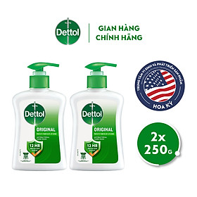 Combo 2 nước rửa tay diệt khuẩn Dettol 250G