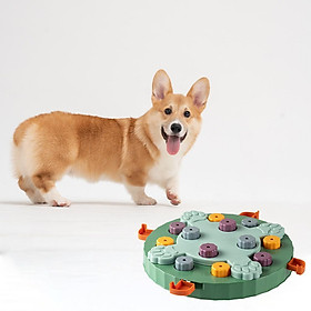 Interactive Pet Dog Food Puzzle Toy Treat Dispensing Dogs Slow Feeder