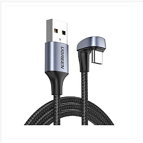 Mua Cáp USB type C sạc nhanh đầu bọc nhôm chống nhiễu US311 Ugreen 70315 2m bẻ chữ U - hàng chính hãng
