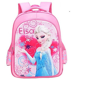 Balo Elsa 3D Cho Bé Cấp 1 (40x32cm)