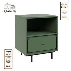 [Happy Home Furniture] SWEETY, Táp đầu giường 2 ngăn - chân sắt, 48cm x 40cm x 58cm ( DxRxC), THK_080