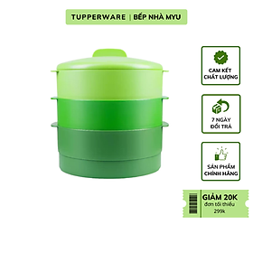 Xửng Hấp Tupperware 3 Tầng Steam It - Hàng Chính Hãng