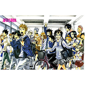 Poster 8 tấm A4 Đầu gấu và Bốn mắt manga anime tranh treo album ảnh in hình đẹp (MẪU GIAO NGẪU NHIÊN)