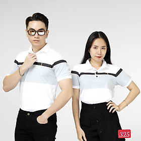 Áo thun polo cặp đôi nam nữ chất thun cotton cá sấu 4 chiều cao cấp - TCSC08