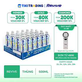 Thùng 24 Chai Nước Giải Khát Revive 500ml