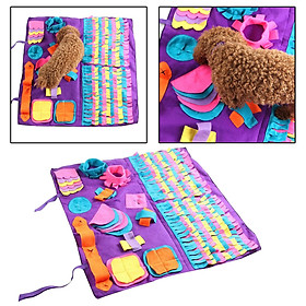 Dog Pet Snuffle Mat Dog Lick Pad for Dogs Interactive Puzzle Dispenser Toys Slow Feeding Mat Dogs Bowl Travel Use,Animals Indoor Outdoor Stress Relief