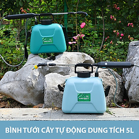 Máy Phun Tưới Tự Động, Bình tươi cây Mini Dung Tích 5L, Nhỏ Gọn, Dễ Dàng Di Chuyển-K1861