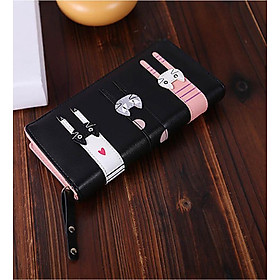 Ví cầm tay ngang thời trang 3 con mèo dễ thương HKM50