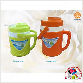 Bình Ủ Nhiệt 2 Lít , 3 Lít , 3,8 lít Đa Năng Cao Cấp Việt Nhật Plastic No 0118, 0119, - Hàng Chính Hãng