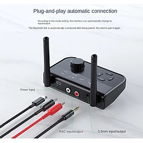 Mua Bộ Thu Phát Âm Thanh Bluetooth 2 Trong 1 Kèm Cáp Audio RCA Bông Sen và AUX 3.5mm