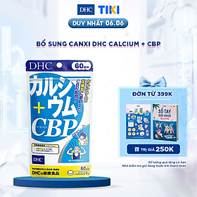 Viên uống Bổ sung Canxi DHC Calcium + CBP