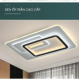 Mua Đèn led ốp trần trang trí phòng khách  phòng ngủ sang trọng  đền có thể điều chỉnh 3 mức độ sáng bằng điều khiển từ xa