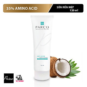 SỮA RỬA MẶT NGĂN NGỪA MỤN ANTI-ACNE FACIAL CLEANSER (Oil-Free Salicylic Acid) PARCO 120ml