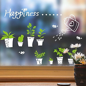 Mua Decan Dán Tường An Phú Decor Chậu Cây Xanh