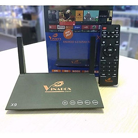 Mua Android TV Box Vinabox X9 Ram 2GB Wifi cực Mạnh - Màu Đen - Hàng Chính Hãng
