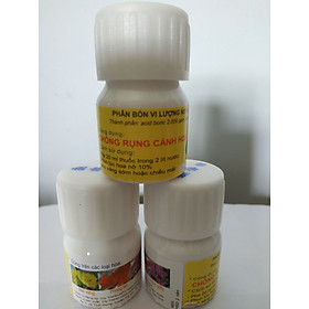 Phân bón vi lượng chống rụng cánh hoa chuyên dùng cho hoa mai, phong lan, hoa giấy CN ĐH Cần Thơ - chai 20 ml