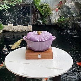 Nồi gang bí Happiness 20cm Hàng chính Hãng