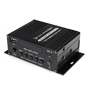 Bộ khuếch đại công suất âm thanh trên xe hơi AK-9 20W + 20W 2CH 12V Bộ khuếch đại âm thanh bluetooth Âm thanh rạp hát tại nhà Hệ thống âm thanh FM Radio -4108
